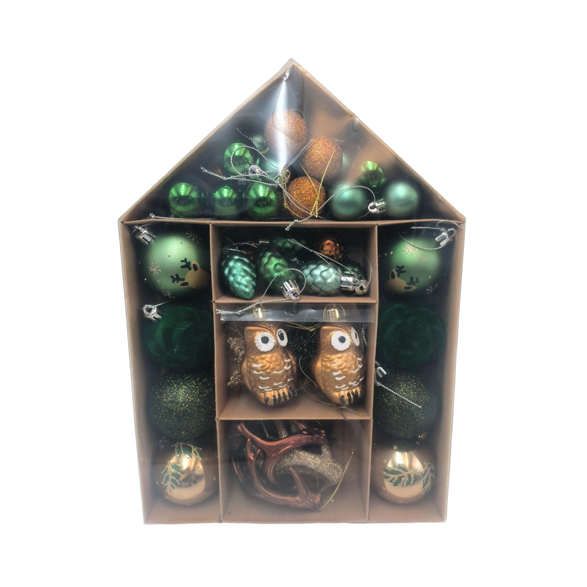 Foria Weihnachtskugeln, 65 Stk.